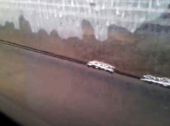 Волгоградцы сняли на видео жидкое ноу-хау в новых автобусах