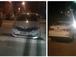 Наглый водитель иномарки заблокировал выезд со двора на западе Волгограда