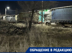 Гигантская пробка фур заполнила въезд в Волгоград