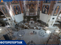 Собор Александра Невского в Волгограде готовится к открытию: взгляд изнутри