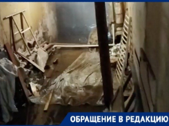 Зловещий потоп в 5-этажке показали волгоградцы 