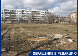 Свалка от снесенного стадиона рядом с домами пугает жителей Кировского района Волгограда
