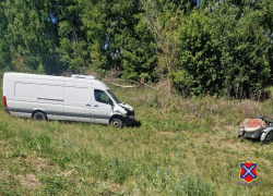Мотоциклист погиб в ДТП с микроавтобусом под Волгоградом