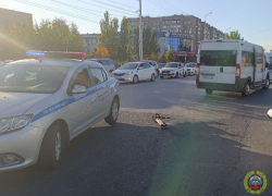 Смертельный наезд маршрутки на 9-летнюю самокатчицу под Волгоградом попал на видео 