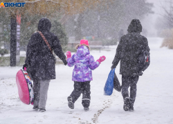 Сильный снег и -13 ждет волгоградцев на первой рабочей неделе