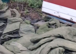 Видео с горой выброшенной на улицу военной формы обсуждают волгоградцы