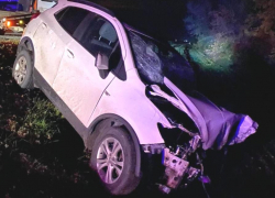 Женщина с двумя детьми пострадали в лобовом ДТП с фурой под Волгоградом