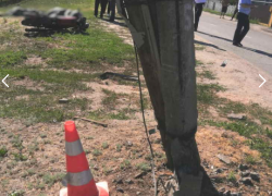 В Волгоградской области мотоцикл налетел на столб: погибли два человека