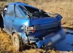 Молодой водитель «двенадцатой» насмерть разбился под Волгоградом — видео