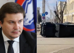 "Он теперь конкретный банкрот!": момент ДТП с депутатским "геликом" в Волгограде попал на видео 