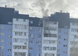 Волгоградцев с маленьким ребенком в последний момент спасли из пожара