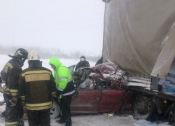 Под Волгоградом две фуры раздавили две легковушки на московской трассе: погиб мужчина