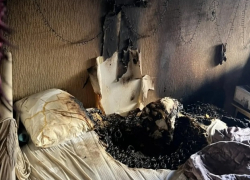  Супруги сгорели заживо в постели на юге Волгограда