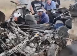 Там трупы в крови на дороге: шок-видео с места массовой гибели в ДТП под Волгоградом 