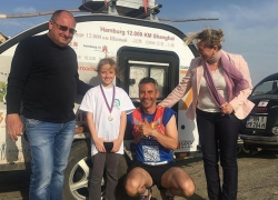 Ультрамарафонец Кай Маркус забежал в Волгоград по дороге из Германии в Китай