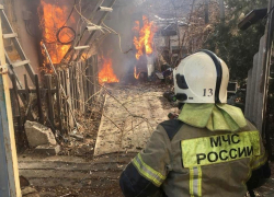 В Волгоградской области при пожаре погибла женщина 