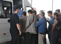 Деньги и автомобили изъяли во время облавы на мигрантов на оптовой базе в Волгограде 