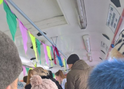 На юге Волгограда курсирует «футбольный трамвай»