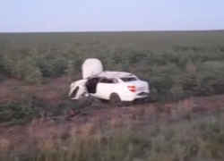 Мужчина умер за рулем автомобиля под Волгоградом – видео