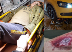 "Громкий хлопок и сразу стоны": иномарка сбила 11-летнего велосипедиста в Волгограде