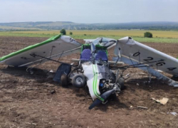  Появилось фото с места жесткой посадки СП-30 на волгоградском поле