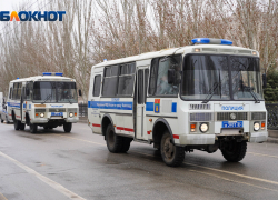 В центр Волгограда стянули полицию 