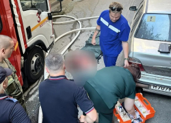 Из горящего дома в центре Волгограда эвакуировали жильцов и спасли мужчину 