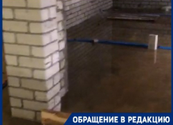 В Волгограде ЖК «Квартал Московский» заселил людей в затопленный дом: видео