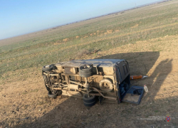 Три человека пострадали в перевернувшейся «ГАЗели» под Волгоградом 