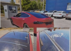 Электрик изуродовал Tesla  под Волгоградом