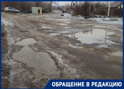 «Каждый день скребем днищем»: автобусы пустили по разбитой дороге с 25-сантиметровыми ямами в Волгограде