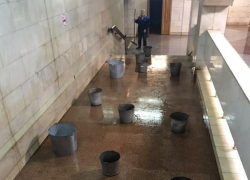 В Волгограде затопило подземную станцию скоростного трамвая