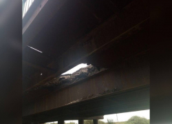 Мост обрушился на границе двух районов Волгоградской области