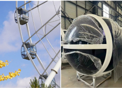 Похоже на космические яйца: волгоградцев готовятся удивить необычным дизайном аттракциона