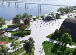 Новая сцена с видом на Волгу и танцующий мост появится в центре Волгограда