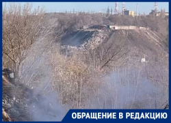 «Где экологи?»: горящая свалка душит север Волгограда
