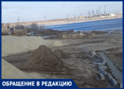 Очистные сооружения на месте пляжа строят на Спартановке: волгоградцы бьют тревогу