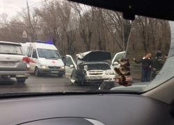 ДТП на Первой Продольной собирает пробку со стороны центра Волгограда