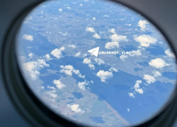 Разлив Волги с высоты 10 км показала стюардесса из Волгограда