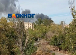 Второй столб черного дыма замечен в Волгограде 