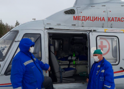 В первый день нового года «крылатая скорая» эвакуировала волгоградку с ожогом 