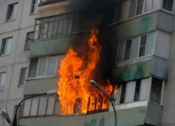 Девятиэтажный жилой дом вспыхнул в Камышине 