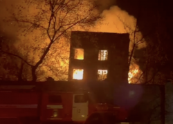 Цеха Тракторного завода горят в Волгограде 