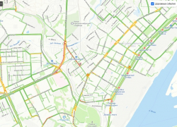 Огромная пробка собралась в сторону центра Волгограда