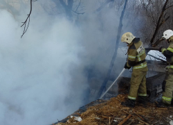 В Волгоградской области сгорели при пожарах мужчина и женщина