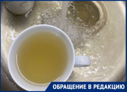 Пахнет тиной: на странную киселеподобную воду пожаловалась волгоградка