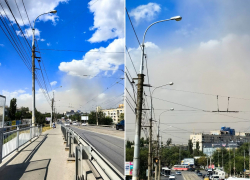 Азиатская пыльная буря заволокла Волгоград 