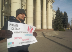 «Решать судьбу семьи за 24 часа – это произвол»: волгоградцы пикетируют у областной думы против изъятия детей «экспресс-судами»