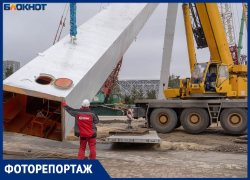 Что творится на закрытой стройке 120-метрового колеса обозрения в Волгограде