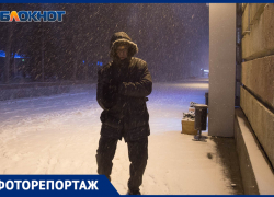 Волгоград накрыл снегопад: город в объективе фотографа